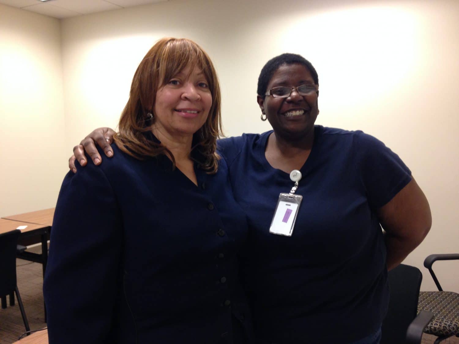 Gloria Cutts and Donna